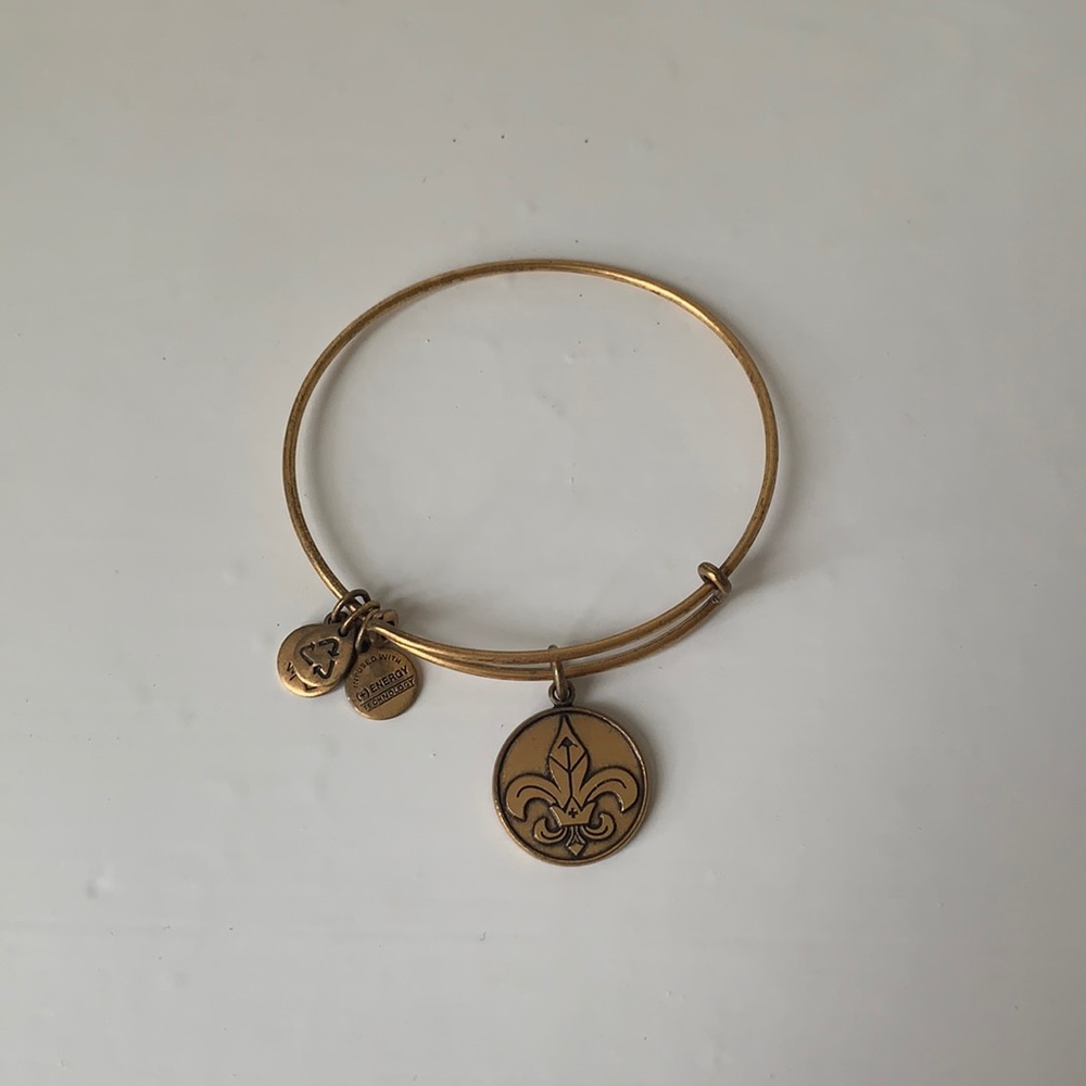 Alex and Ani fleur de lis bracelet